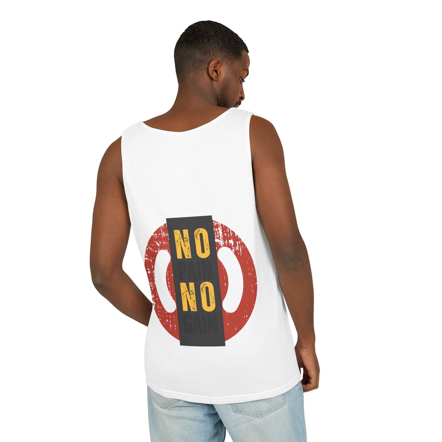 MAVRIK No Pain No Gain Unisex Tank Top - Motivational Fitness Tee