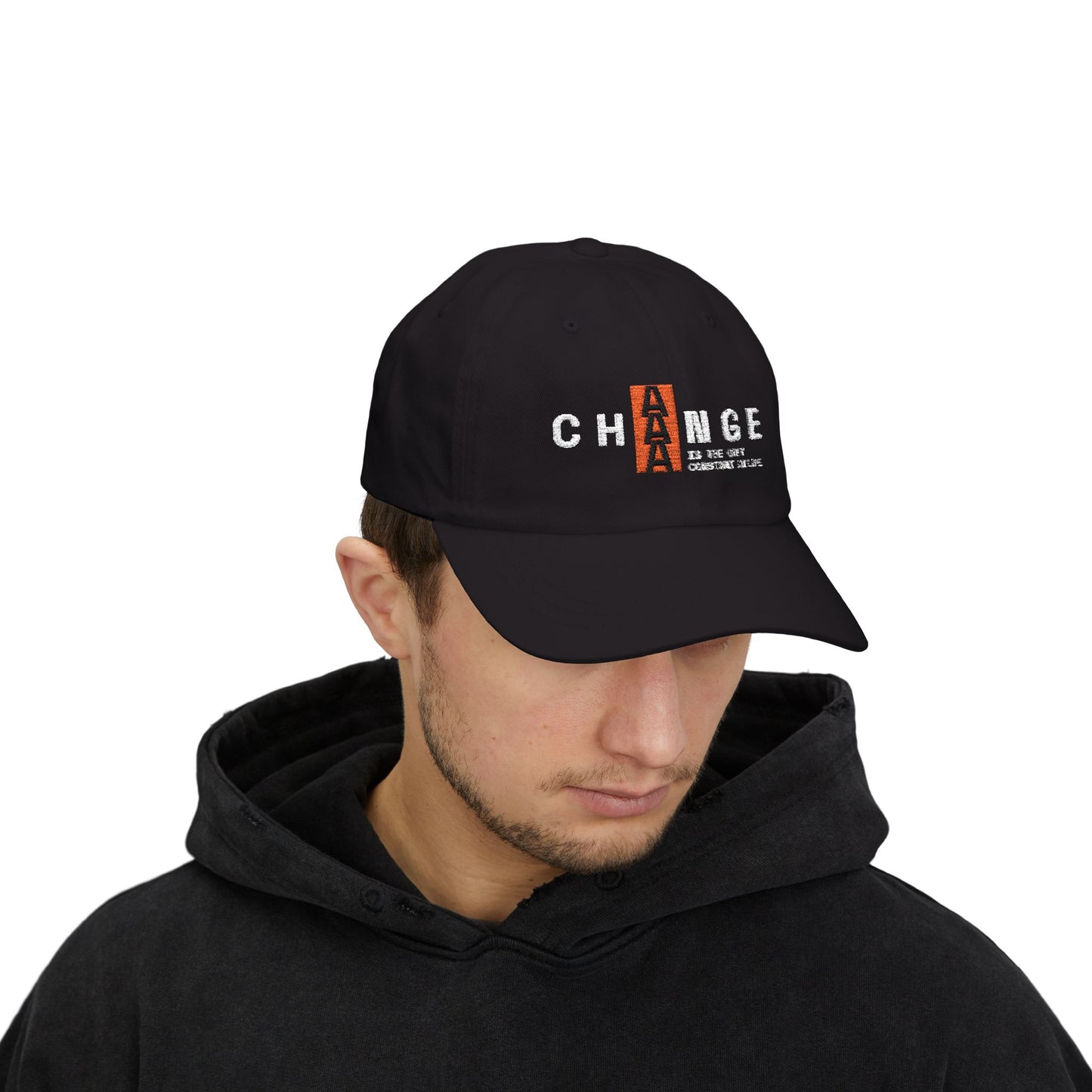 Change Dad Cap - Embrace Life's Constants | Adjustable Classic Cap